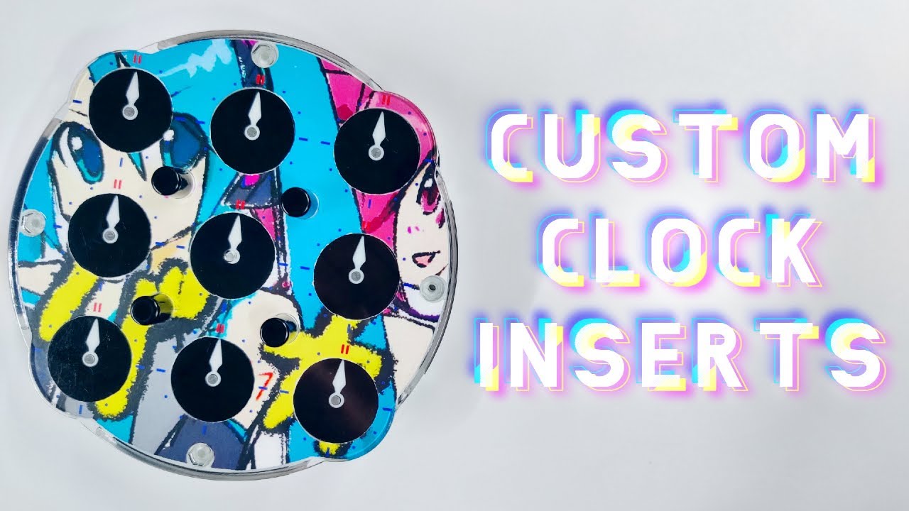 Custom Qiyi Clock Inserts - In-depth Tutorial