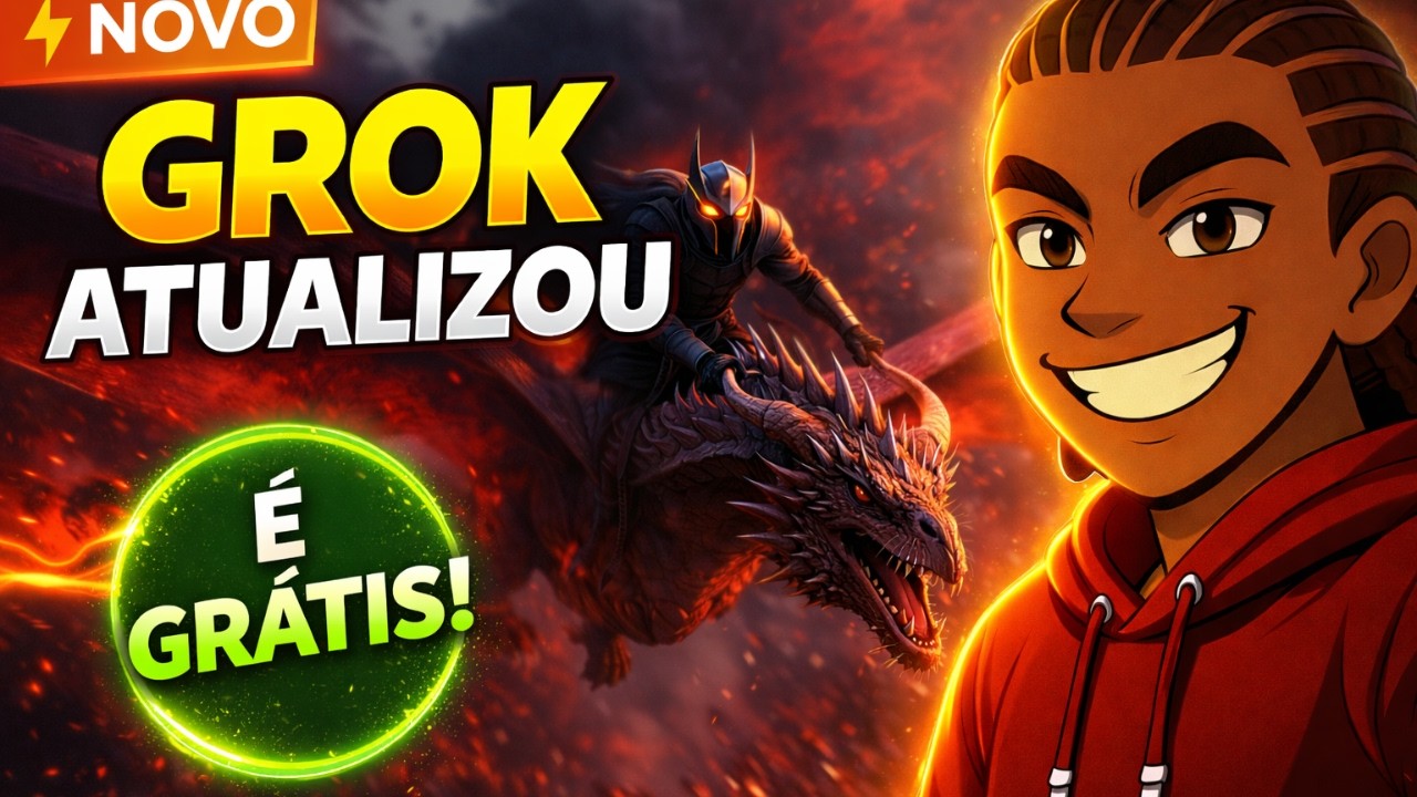 GROK 2026 Chega com ATUALIZA&Ccedil;&Atilde;O ABSURDA e GR&Aacute;TIS