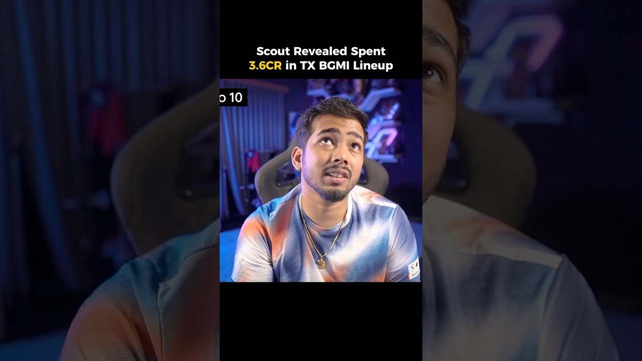 Scout Spent 3.6CR in Team Xspark Lineup 😳 #TeamXspark #rntx #tx #scout #iQOORNTX
