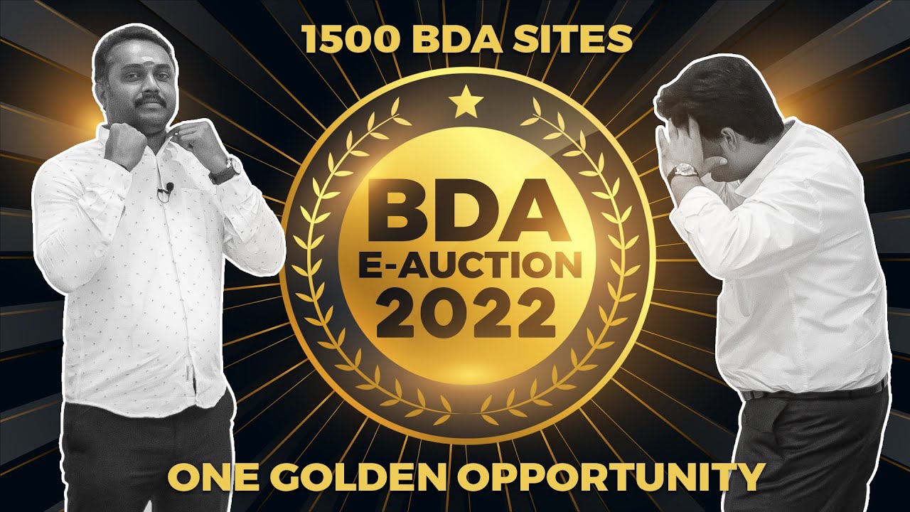 1500 BDA Sites For Sale | BDA E-Auction 2022 | How to participate & complete Auction process