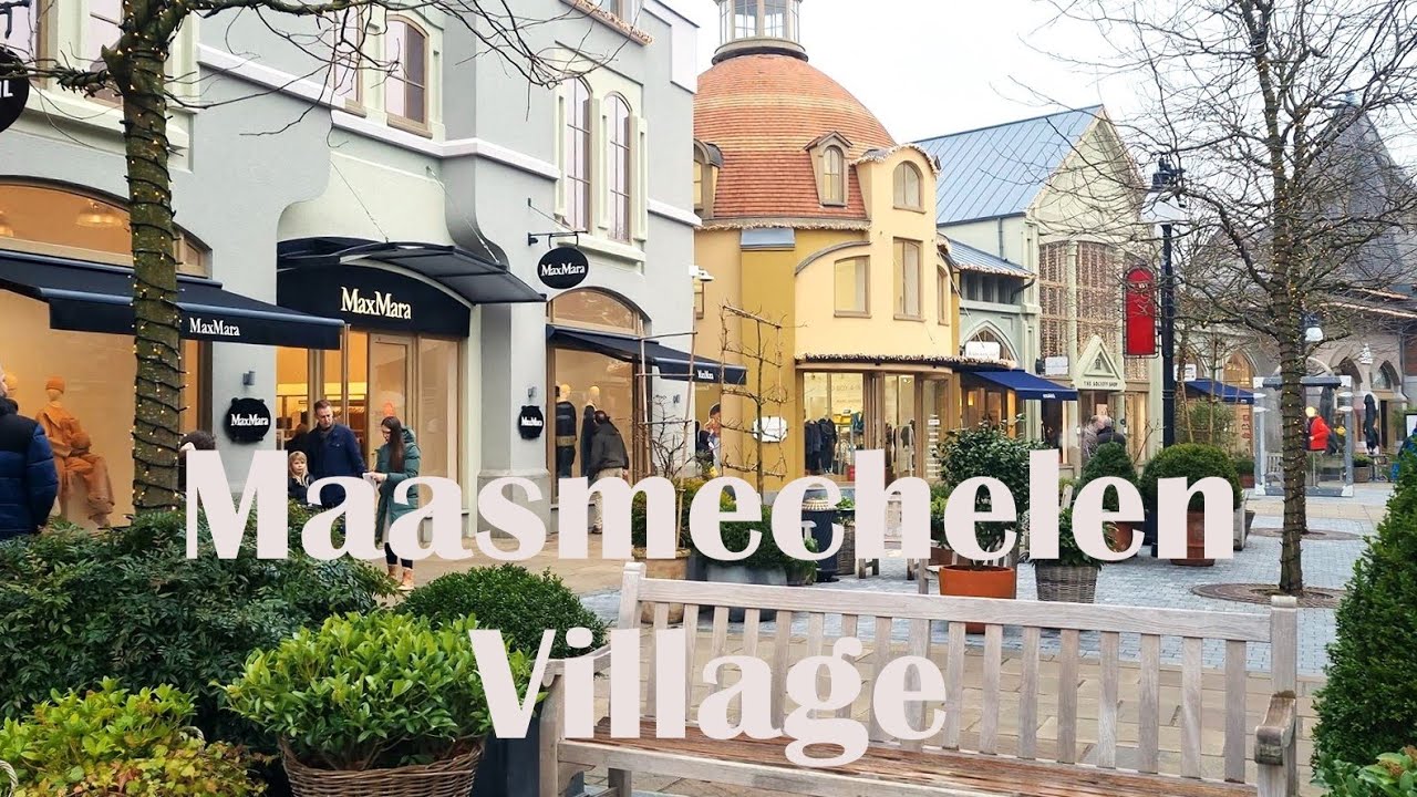 Walking Through Maasmechelen Shopping Village