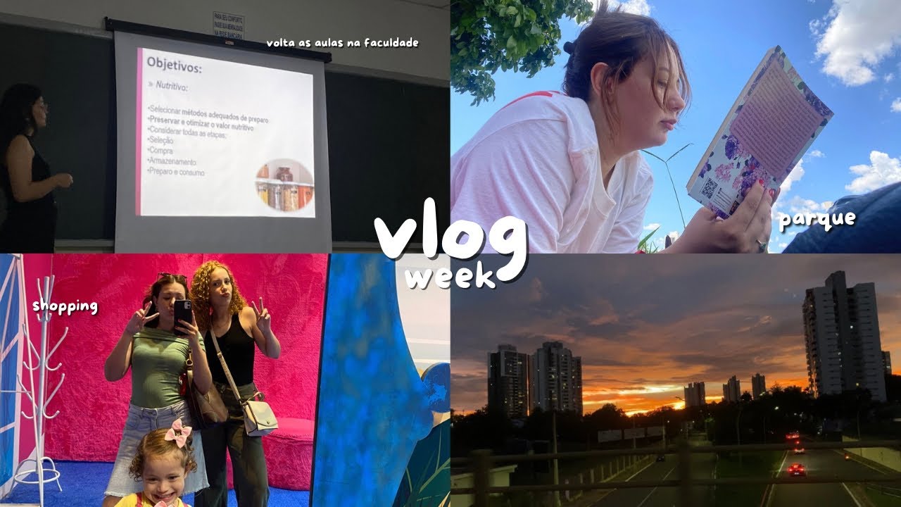 Vlog: minha Semana,mercado,shopping e estudos