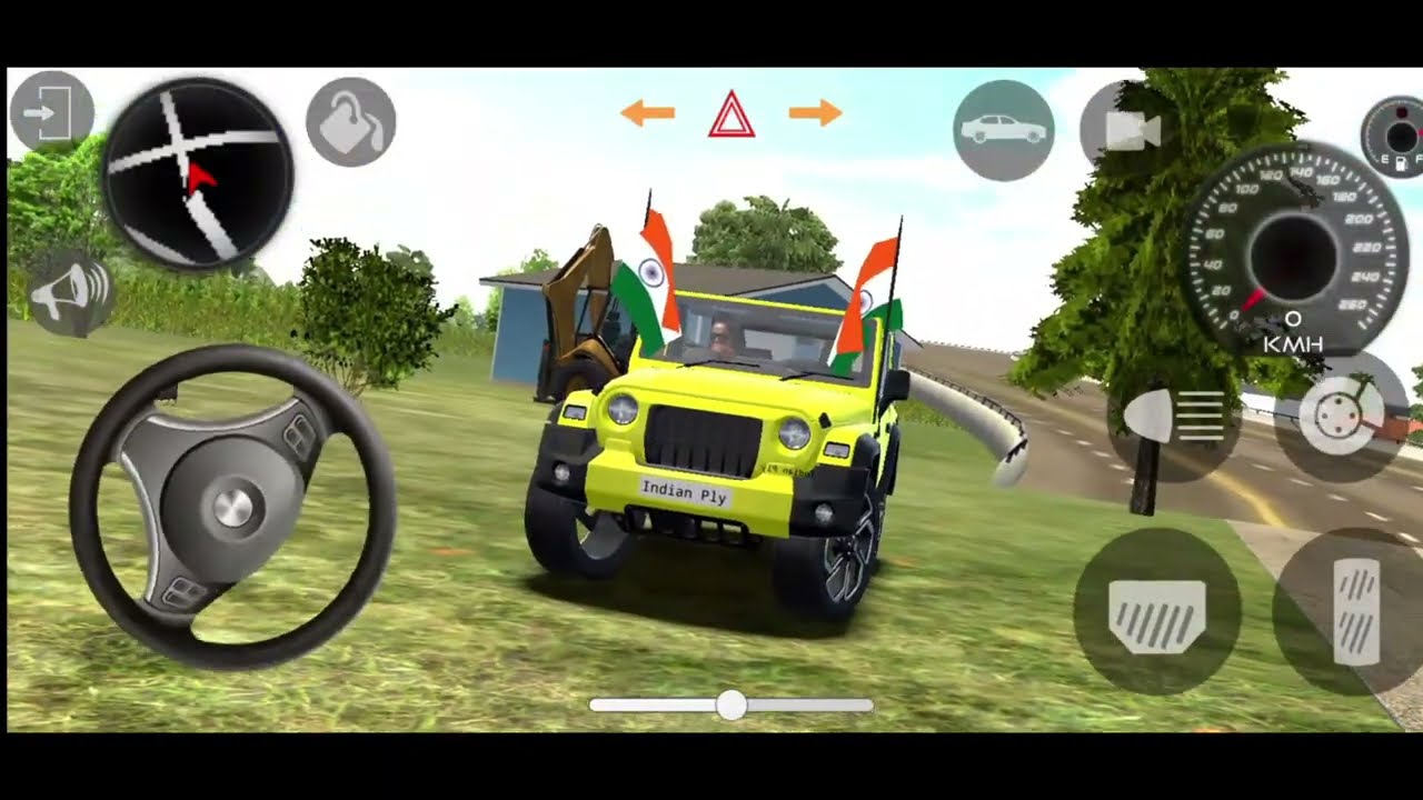 Modified Thar Rox Vs Toyota Fortuner Simulator 3d Simulator Game Video 🇮🇳Modified Thar Rox 4x4 #thar