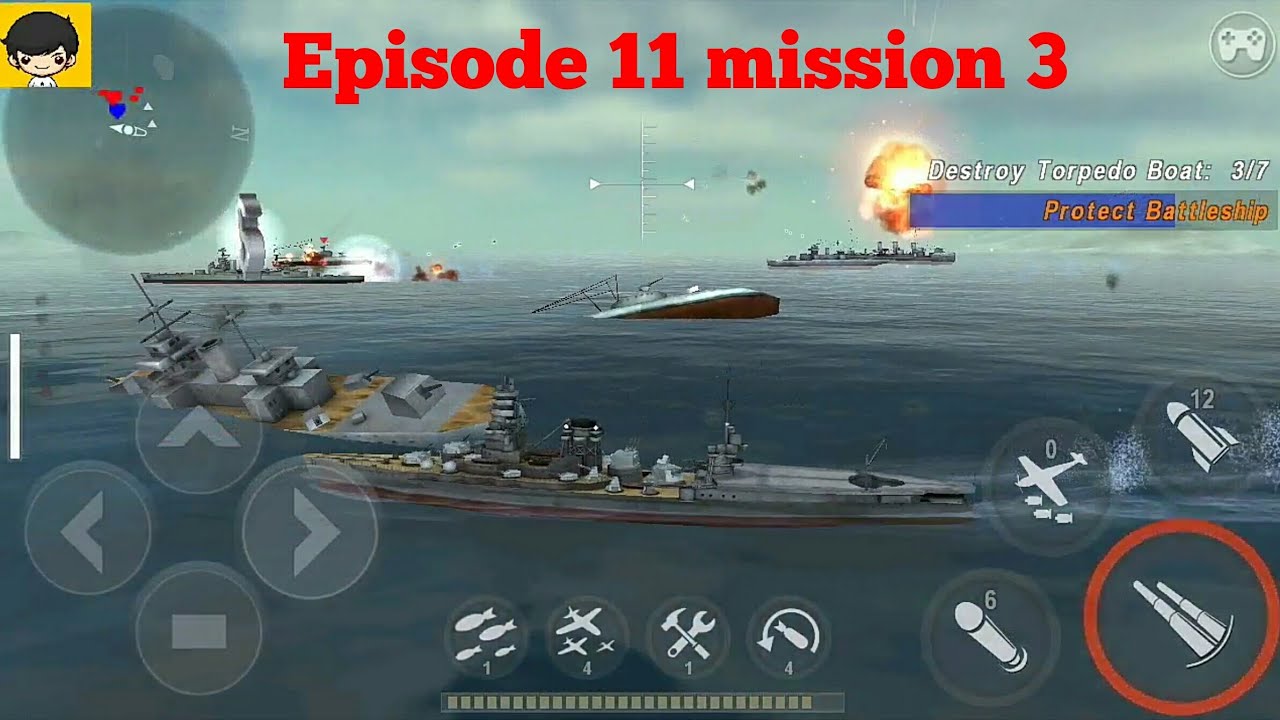 Warship battle, episode 11 mission 3, support operation