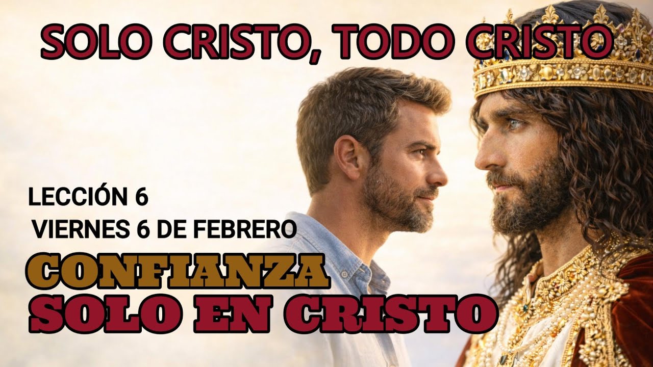 Lección 6/Solo Cristo, todo Cristo/Viernes 6/2/26