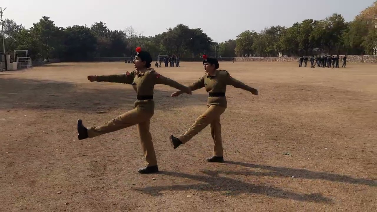 DST test by NCC girl cadet 