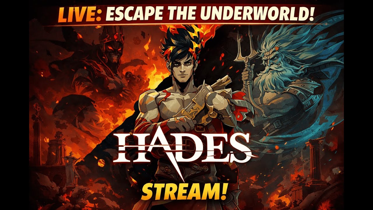 Hades LIVE – Can I Escape Again Using ONLY the Bow? 🏹🔥 (Heat Run)