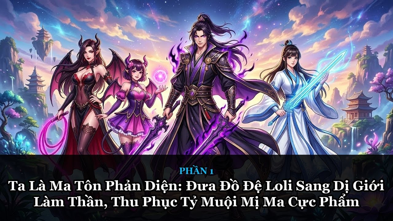 Ta Là Ma Tôn Phản Diện: Đưa Đồ Đệ Loli Sang Dị Giới Làm Thần, Thu Phục Tỷ Muội Mị Ma Cực Phẩm - P.1