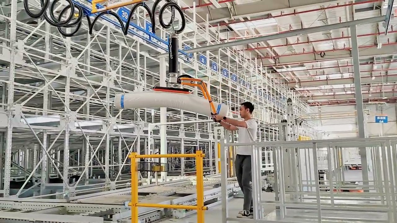 The Cowest's Vacuum Tube Lifter revolutionizes material handling | cowest glass installation robot