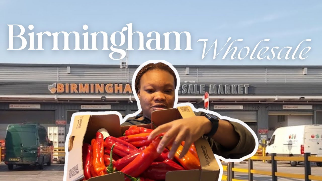 Birmingham Wholesale Market Haul with Prices | UK Living 🇬🇧