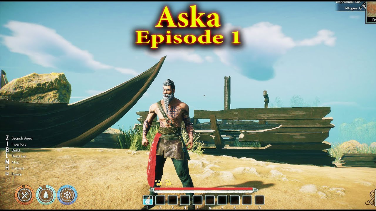 Aska Gameplay Episode 1 | Walkthrough Guide | Cave, Starting Location, Basic How to Day 1