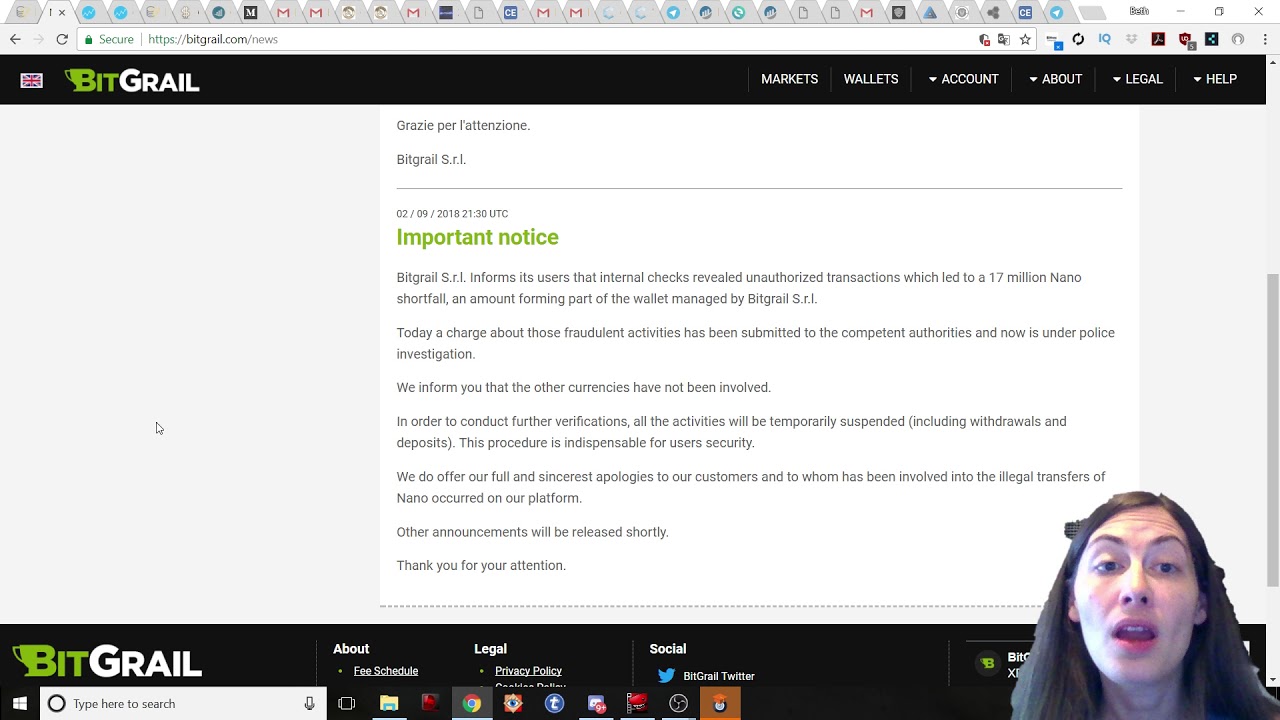 BitGrail Exchange Hack - Don't Leave YOUR Coins on an Exchange!