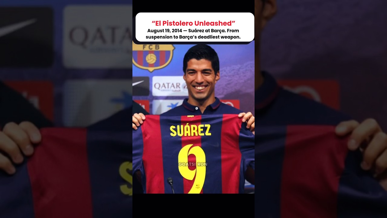 El Pistolero Lands 🔫 | Su&aacute;rez Bar&ccedil;a Arrival