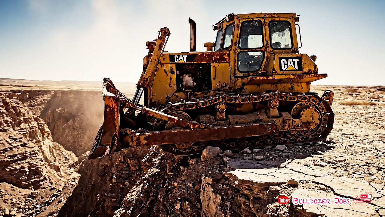 Unbelievable! Rescue Massive CAT Dozer Lost for 50 Years, Abandoned Yard Edge of Deep, To Rebuild