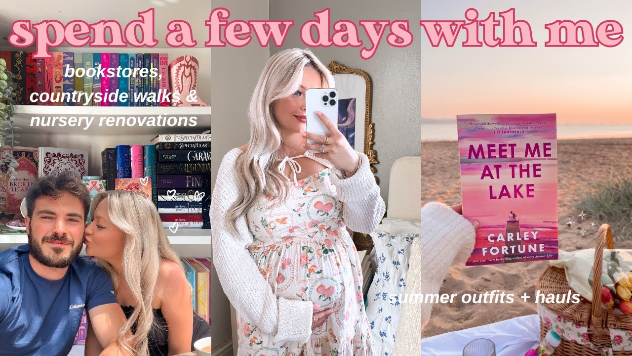 WEEKLY VLOG | indie bookstores, countryside walks, summer outfits, hauls + lots of tea! 🍓☁️🌸