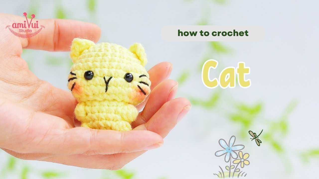 #086 | Cat Amigurumi | How To Crochet Animals Amigurumi | @1-minami