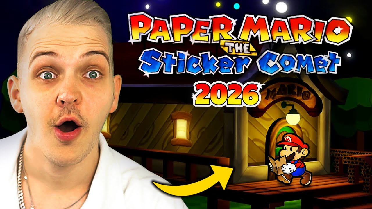 Mit dieser Mod wirst DU Paper Mario Sticker Star LIEBEN! - Huebi reagiert