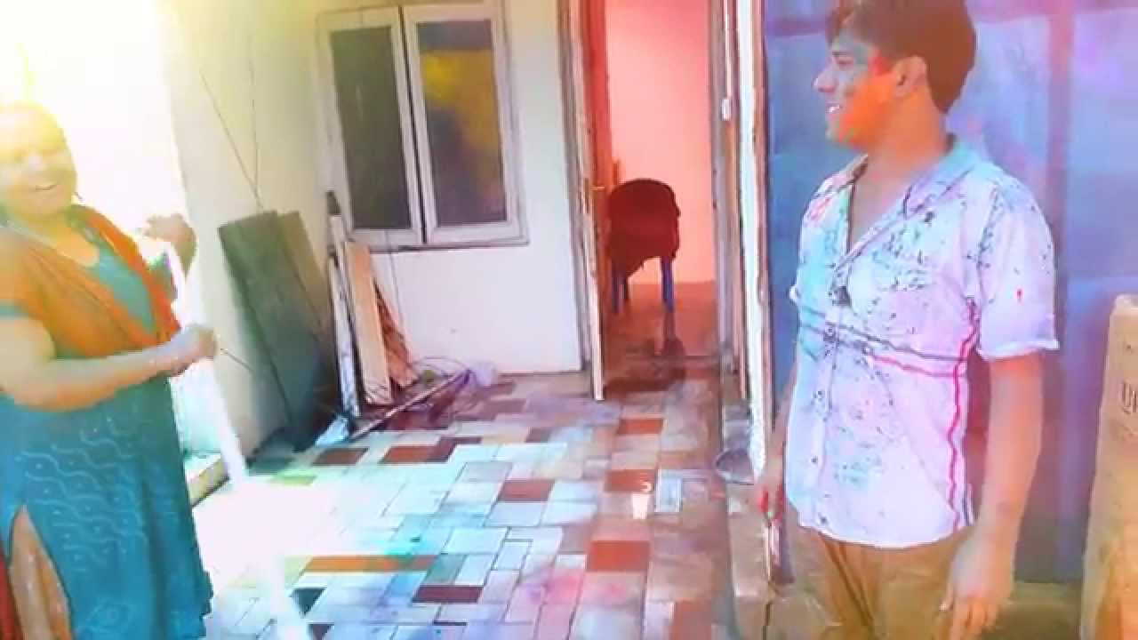 First Holi in bangalore city hd