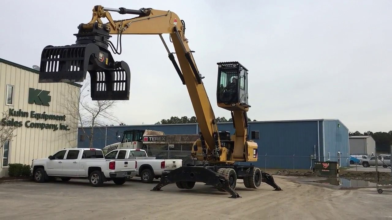 2011 Caterpillar M322D MH with a NEW Cat G320B Demo & Sorting Grapple