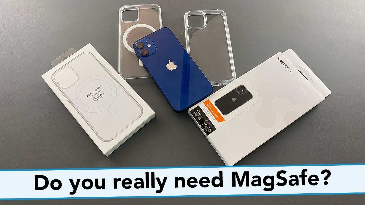 iPhone 12 mini Clear Case w/ MagSafe vs Spigen Ultra Hybrid // Do you really NEED Magnets?