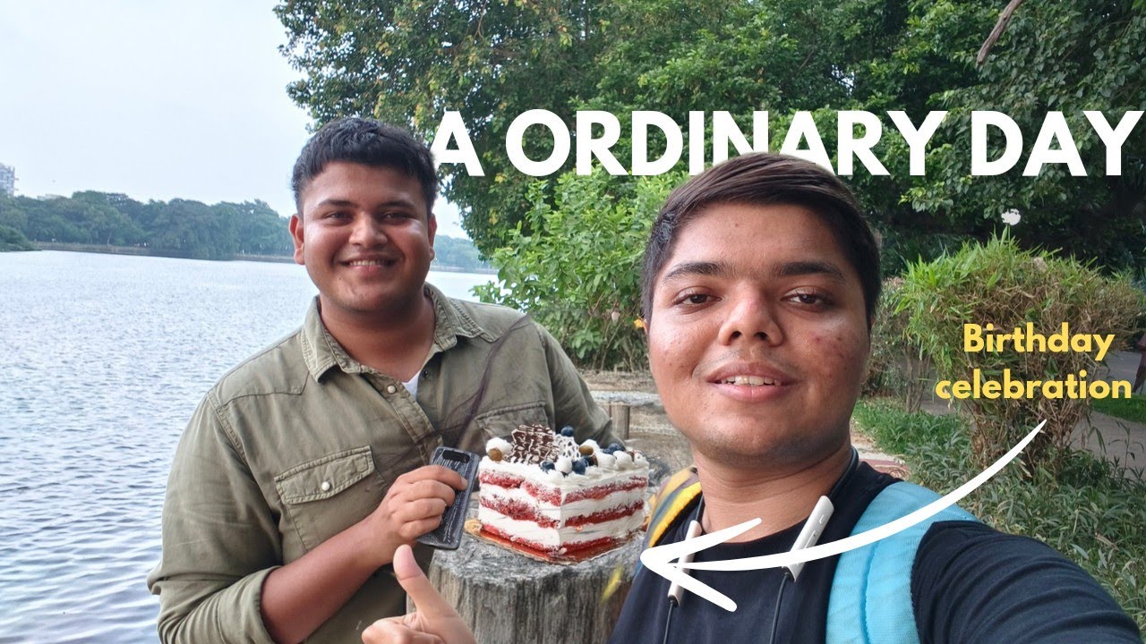 A Ordinary Day 🌅 || Funny Vlog 🤭 || Rabindra Sarabar Lake 💦 || @literallyom