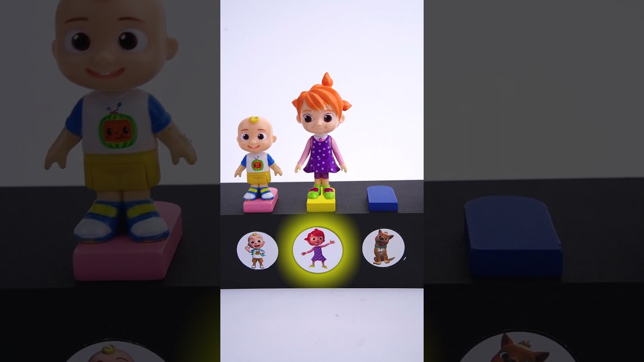 Satisfying Experience with CoComelon Family Figure Set Toy Collection ASMR #short #toys