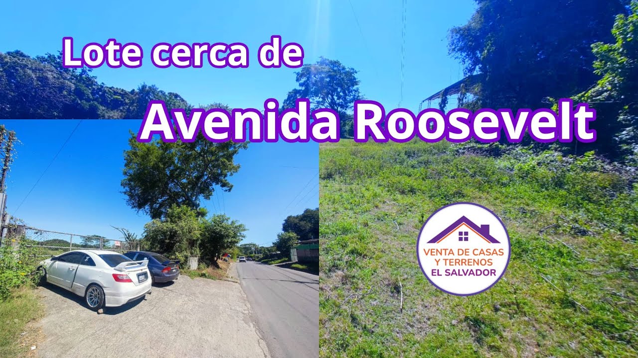 Se Vende Lote en Lot. Rosario Armando San Miguel cerca de Av. Roosevelt $36,000 Tel +503 7299-8557