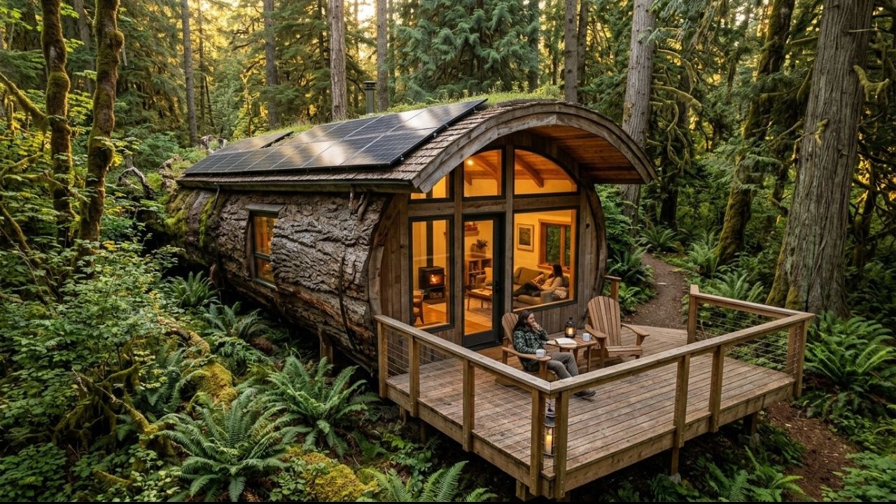 “I Built a Secret House Inside a Giant Tree 🌲🏡”