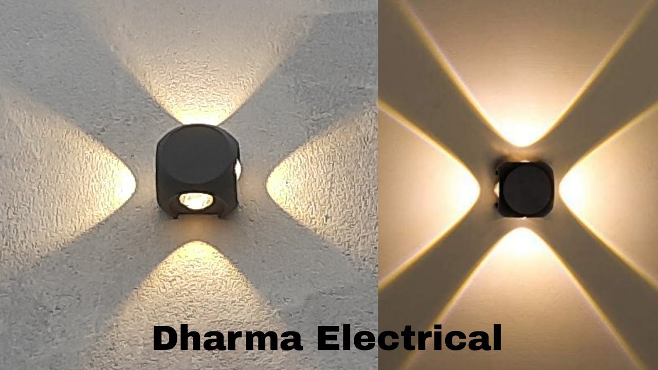 एलिवेशन लाइट लगाना सीखे Elevation Light fitting | Outdoor light |Waterproof light DharmaElectricals