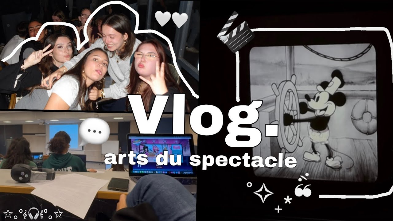une semaine avec moi en arts du spectacle !!