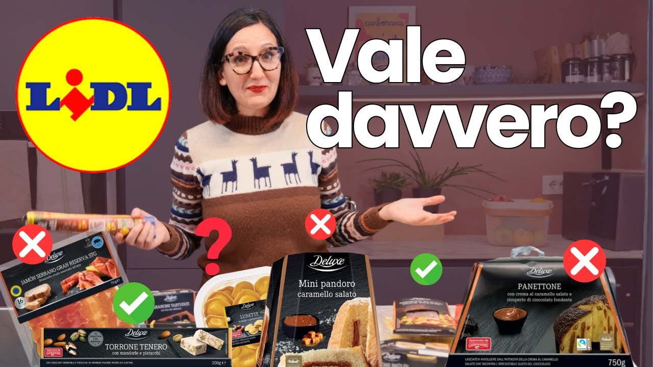 Provo il CIBO di NATALE LIDL Linea Deluxe