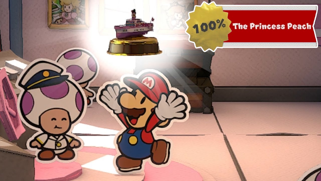 Paper Mario The Origami King - 100% Walkthrough - The Princess Peach