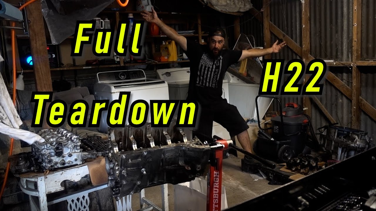 Teardown of the H22 motor!  Finding out if the block is warped!