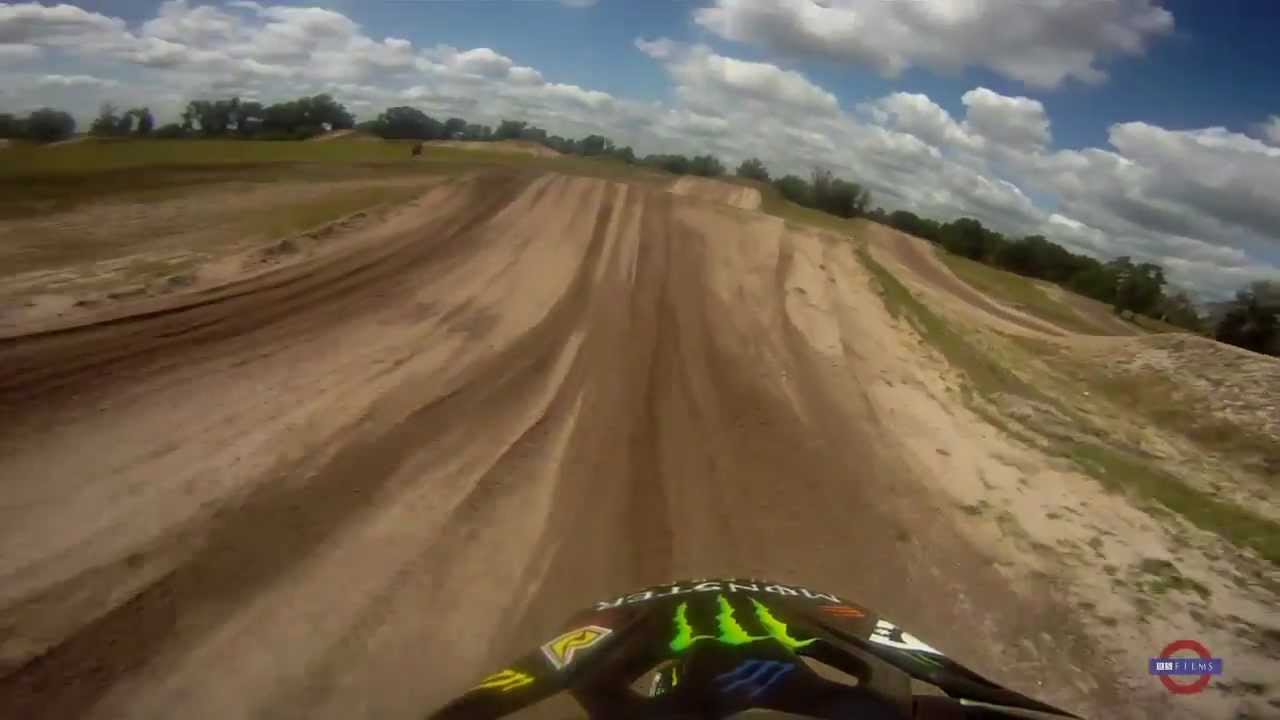 Adam Cianciarulo @ Ryan Villopoto's Farm Helmet Cam