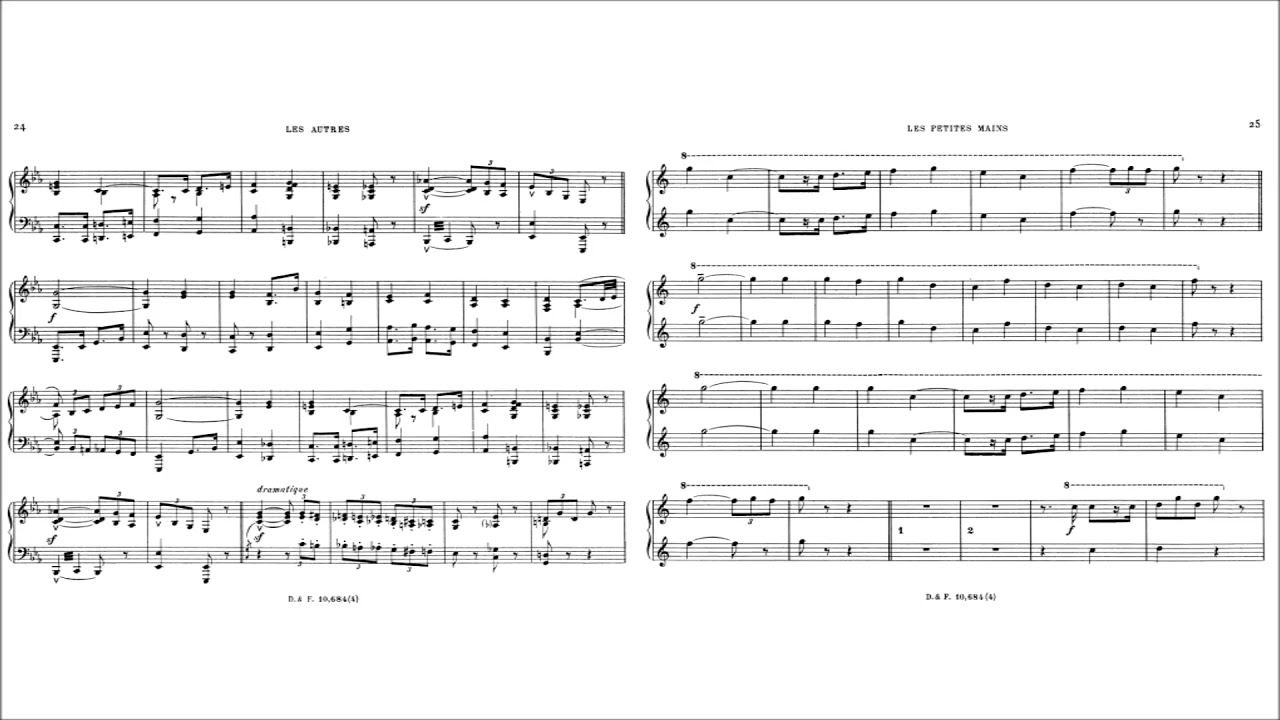 Andr&eacute; Caplet - Un tas de petites choses (1925) [Score, FULL HD VIEW REQUIRED]