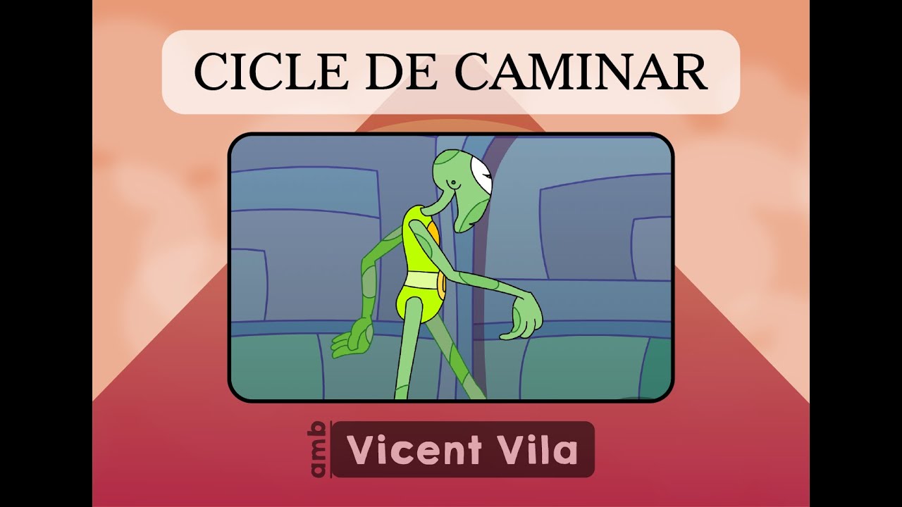 Exercici d'animació vectorial: cicle de caminar amb Adobe Animate