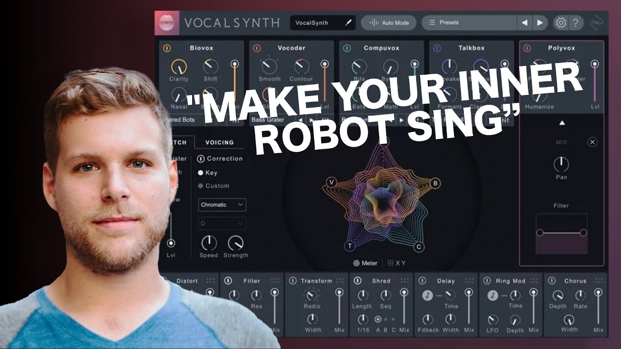 Создание безумного вокала с помощью iZotope VocalSynth 2 | The Great Big Plugin Show