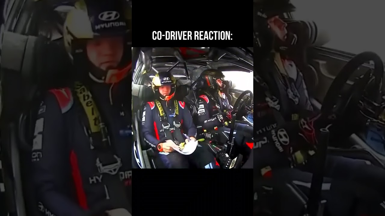 WRC Crash Co Driver Reaction #cars #crash #rally #race #wrc #drive #reaction #best