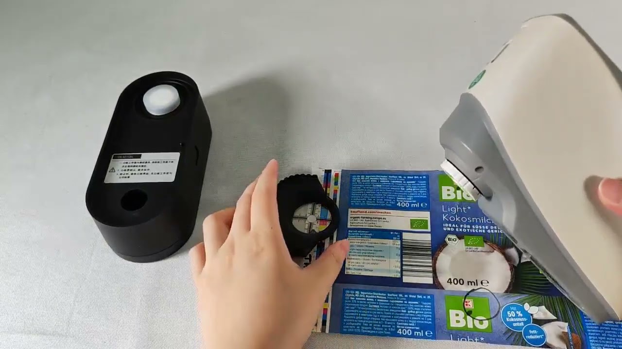 Spectrodensitometer for ink density CMYK and TVI value #factory  #densitometer  #cmyk #ink