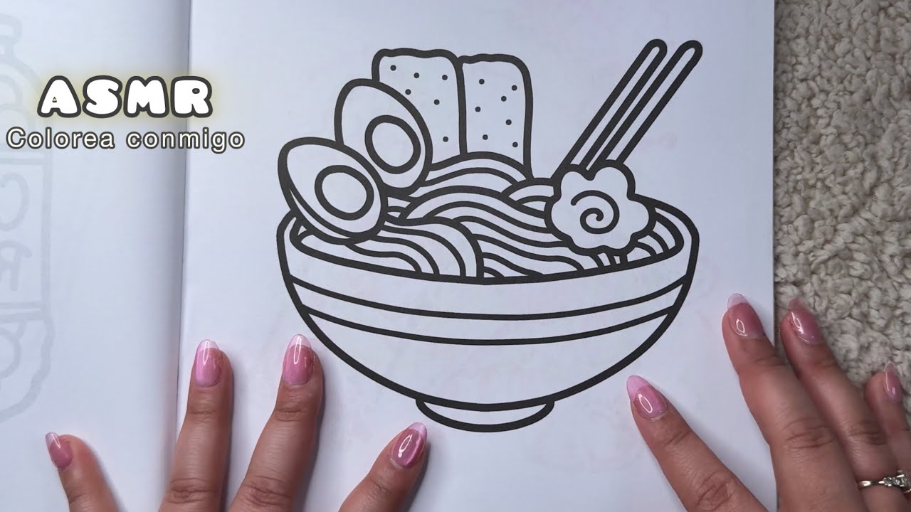 ASMR | colorea conmigo Coco Wyo Food Drink SWEETS #coloring #ohuhumarkers 