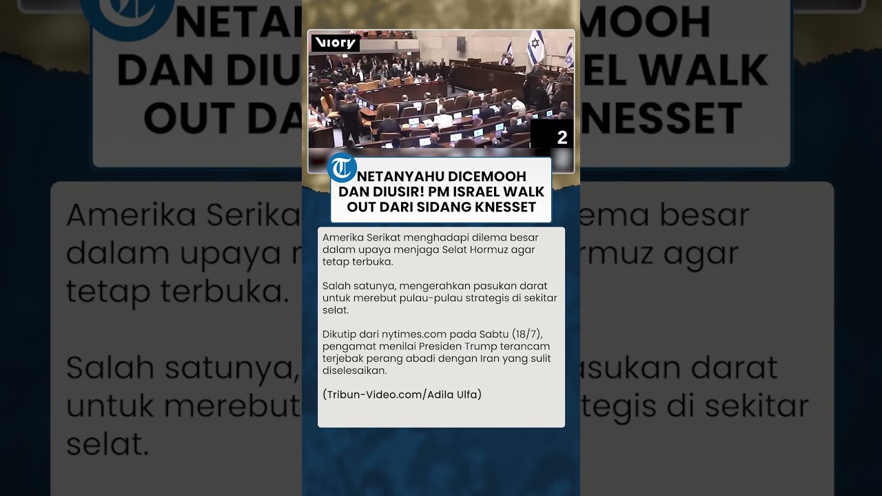 Netanyahu Walk Out! Sidang Knesset Meledak, Teriakan 