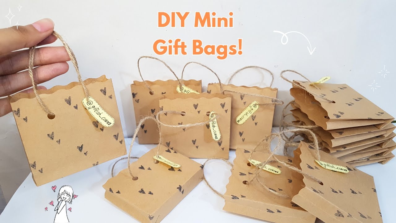 I Made 100 Mini Gift Bags in 1 Day! 🛍 | DIY Mini Shopping Bags | Mini Gift Packing