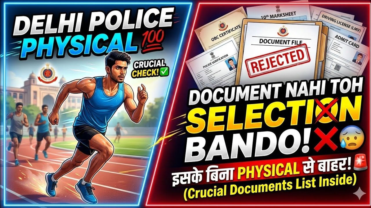 DELHI police  जरूरी documents 🚨