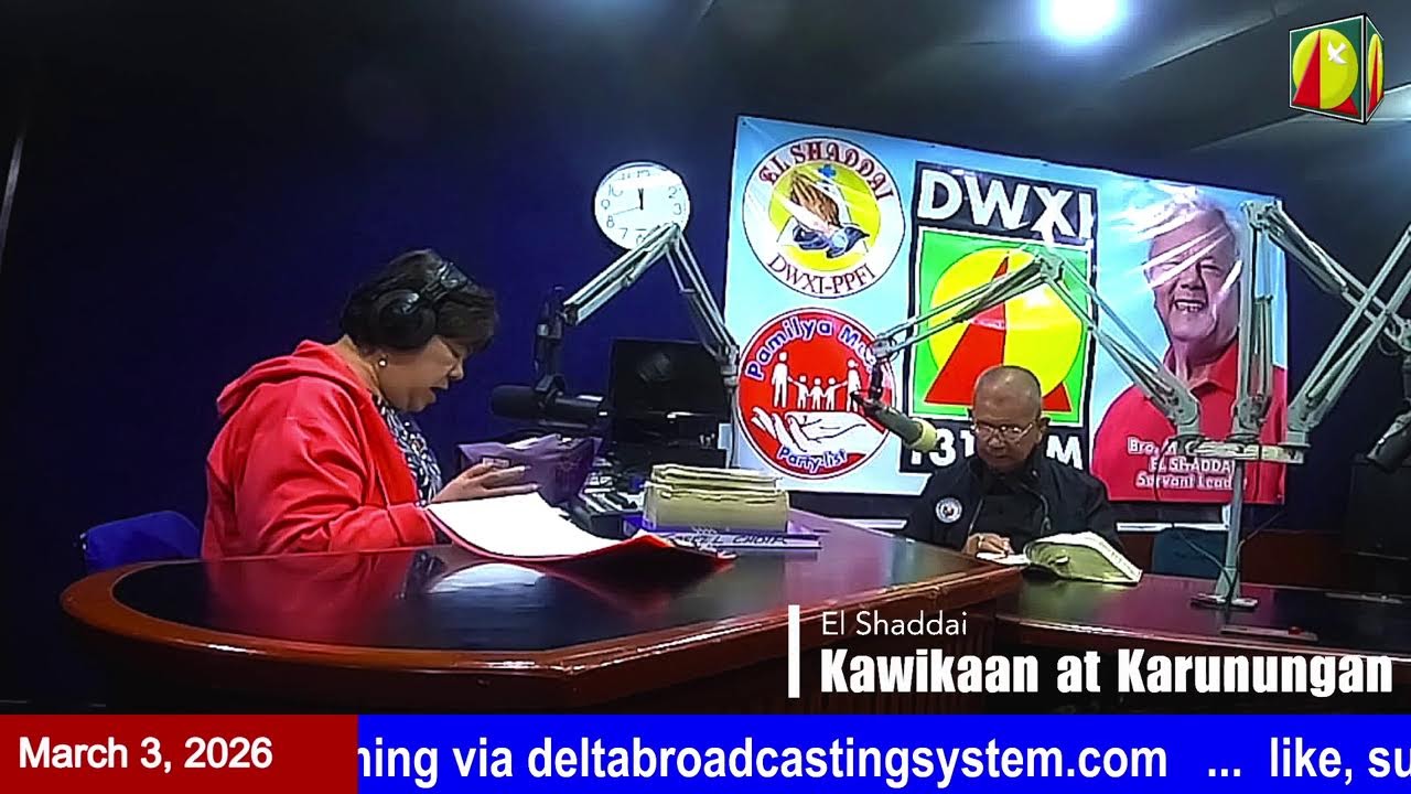 DWXI 1314 AM Live Streaming I Tuesday (March 3, 2026) #kawikaanatkarunungan