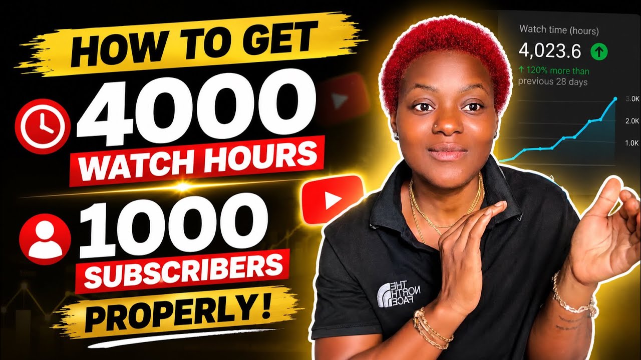 How to Get 4,000 Watch Hours & 1,000 Subscribers on YouTube PROPERLY (2026)