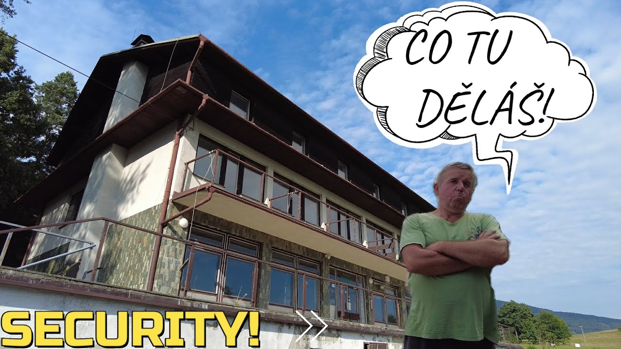 OPUŠTĚNÝ PENZION VINIUM! BYL JSEM CHYCEN PŘI ČINU. OBJEKT JE OSTŘE STŘEŽEN! HLÍDAČ SE TU ŽENIL!!