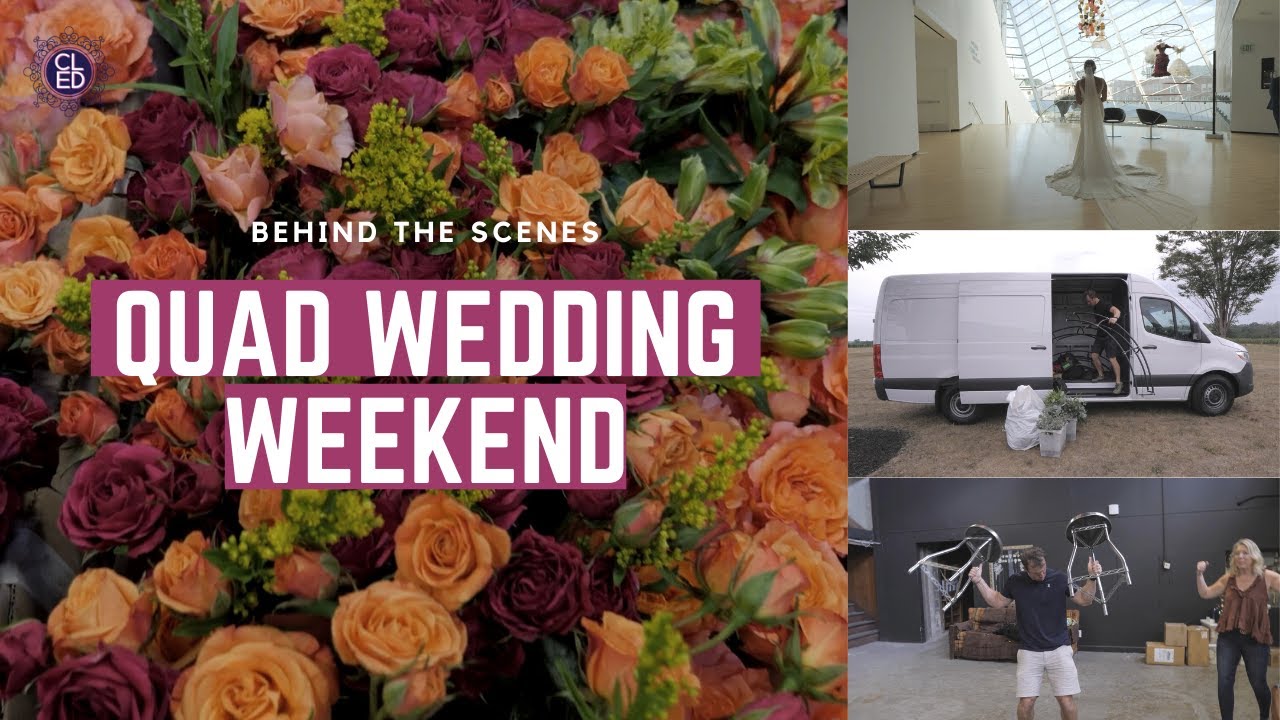 Our QUAD Wedding Weekend | Behind the Scenes