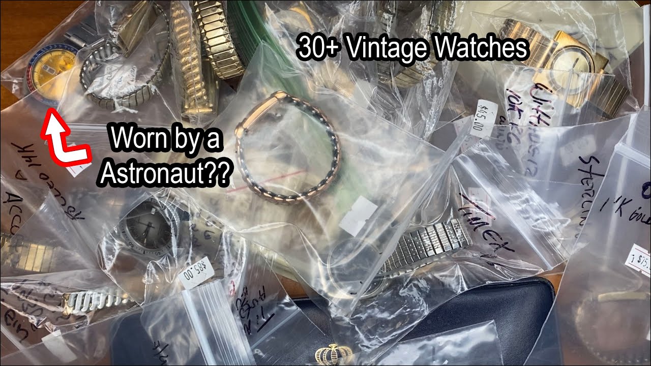 I Paid $1500 at a Flea Market for Vintage Wrist Watches
