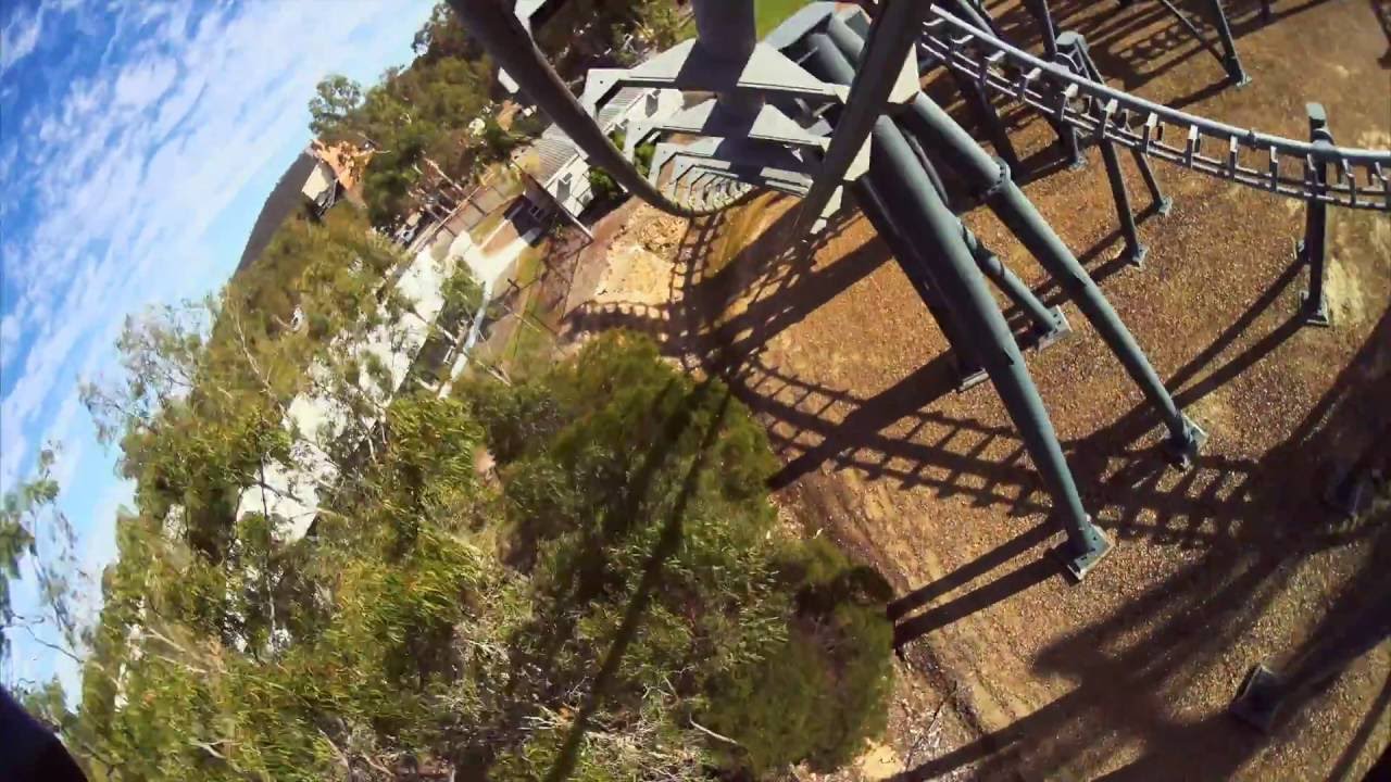 Arkham Asylum POV - On-Ride Point of View - Warner Bros. Movie World, Australia
