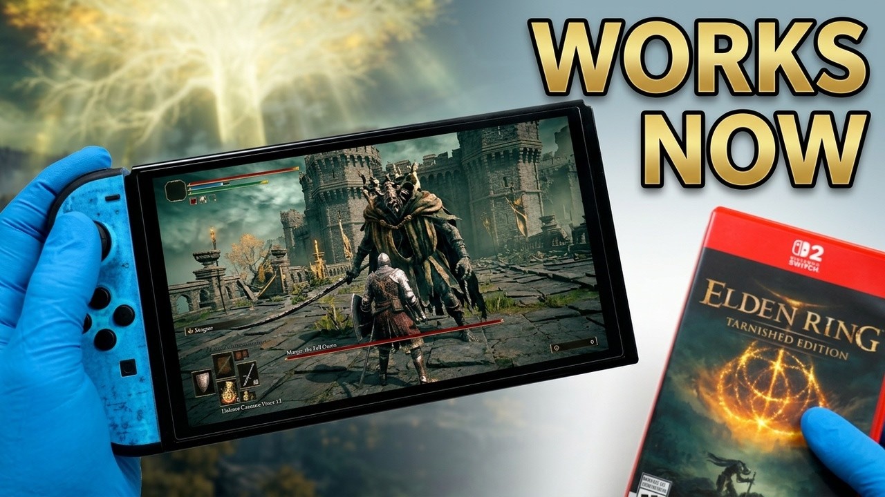 Elden Ring: Tarnished Edition Unboxing + Switch 2 Gameplay